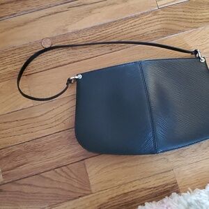 Louis Vuitton Vintage Demi Lune Epi Leather Pochette Bag 101/4 by 6 1/2 inches E